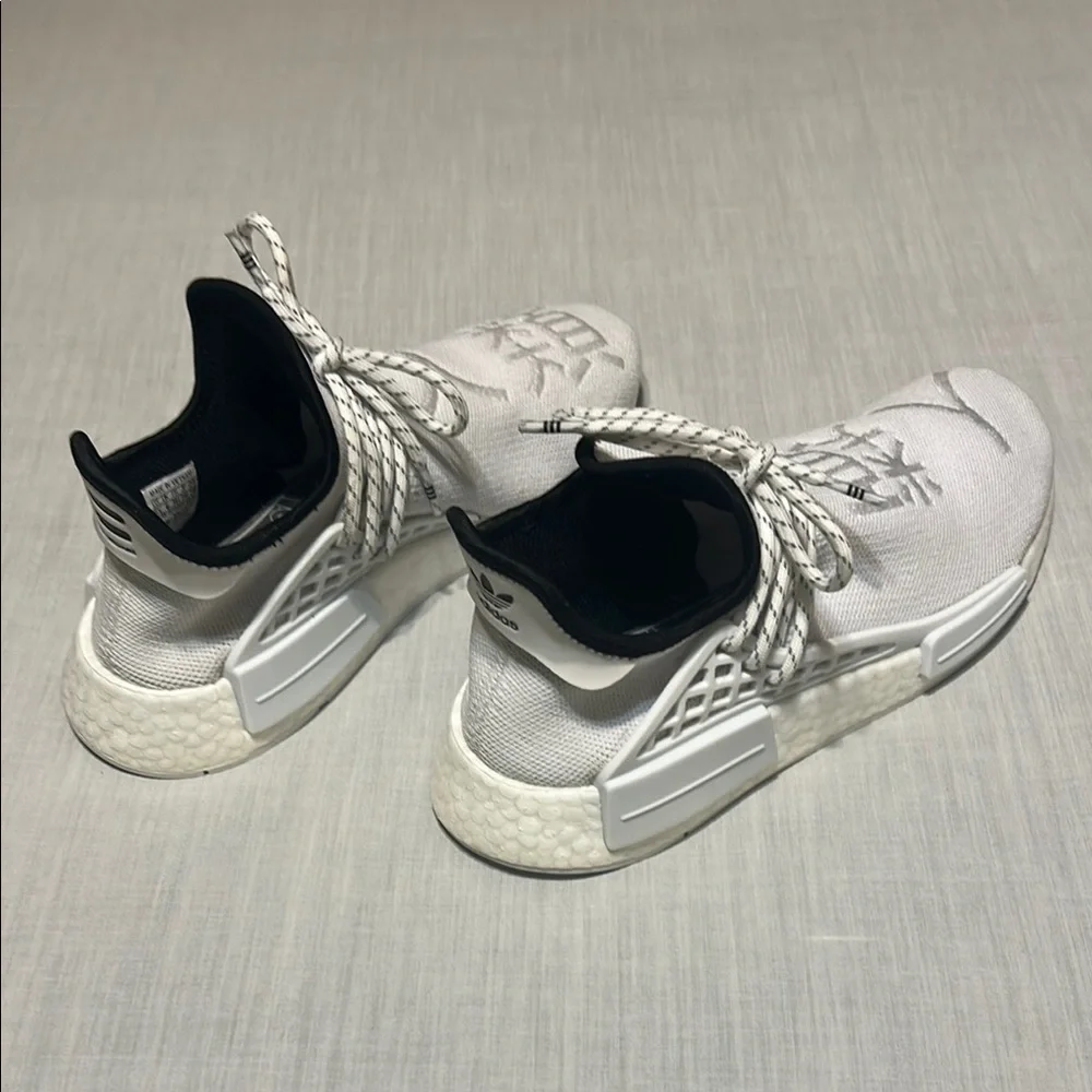 Adidas Pharrell Williams White and Black Sneakers - Picture 3 of 7